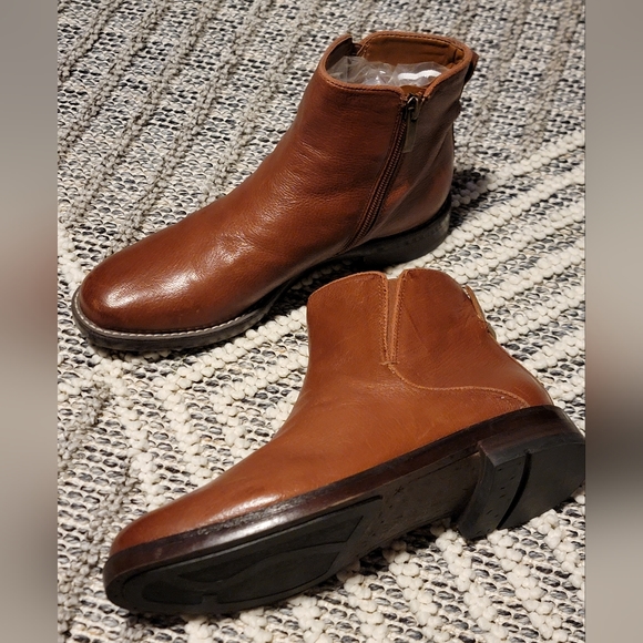 Franco Sarto Marcus Booties Cognac 6M New without Box - Picture 10 of 13
